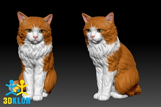 3D моделирование кошки